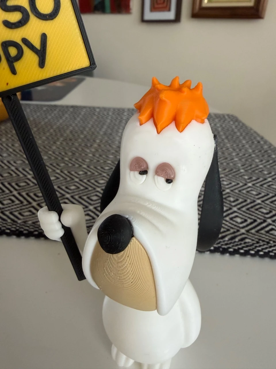 Droopy de hond figuur 3d-print – photo 2